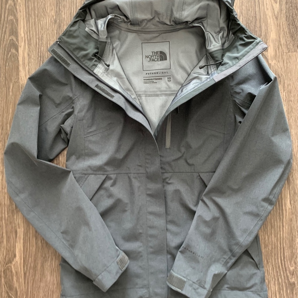The North Face jacket charcoal xsmall